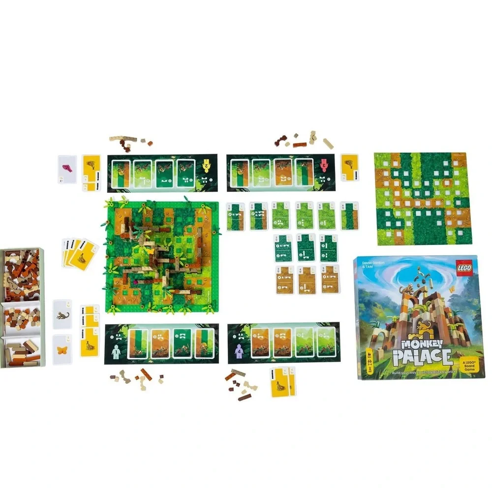 LEGO Monkey Palace Board Game. Build your way to victory Brick by Brick